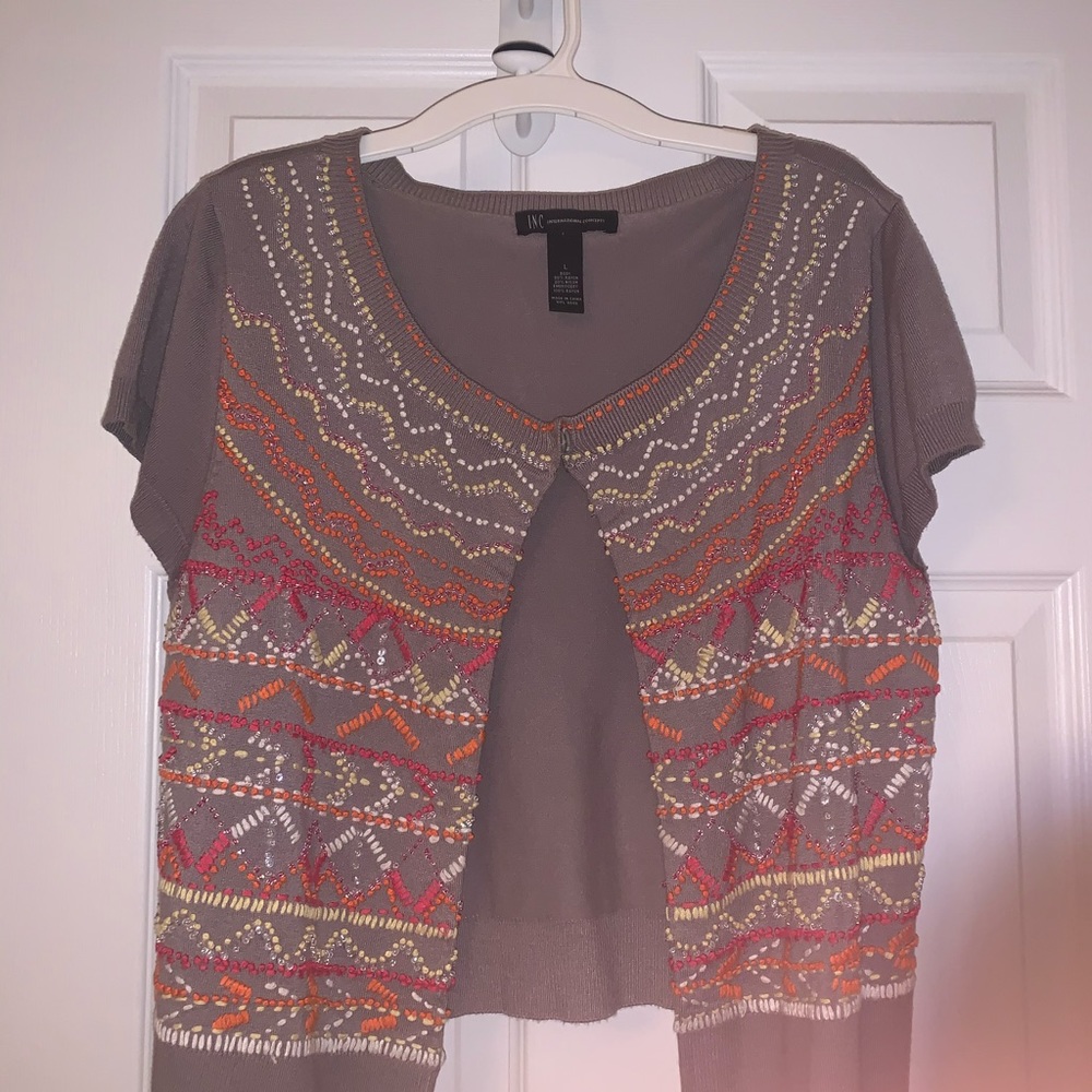 INC cardigan